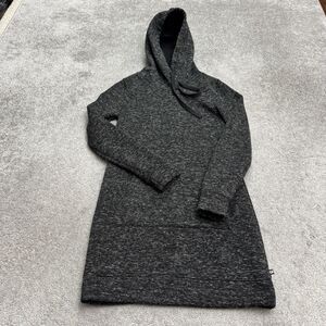 Fabletics Hoodie Sweater Mini Dress Womens Small Yukon Charcoal Gray Heathered